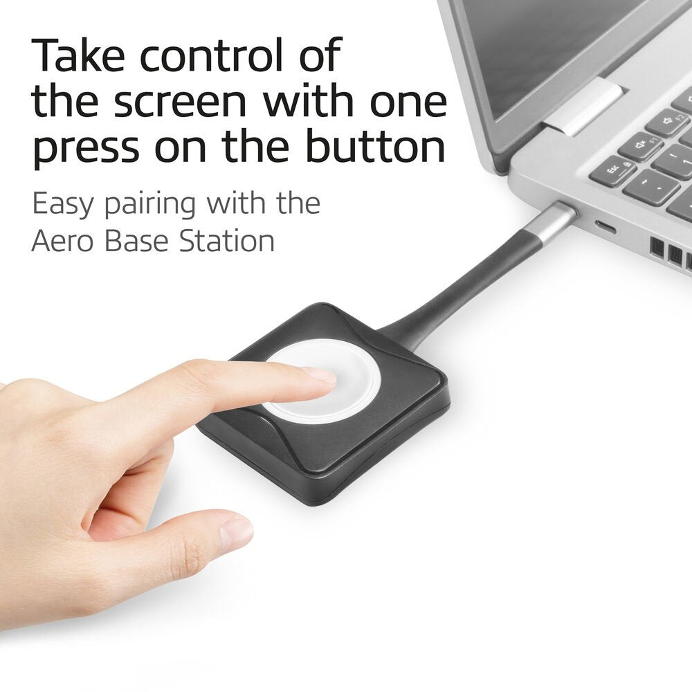 ACT Aero 4K Presentator Knop (AC7961) | USB-C | 4K | Draadloos | Tot 20m | Plug and Play - Matmuis - Matmuis