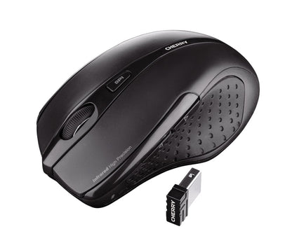 CHERRY MW 3000 | Draadloze Muis | Rechtshandig | RF | 1750 DPI | Zwart - Matmuis - Matmuis
