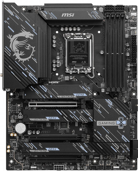 MSI Z890 GAMING PLUS WIFI | Socket LGA 1851 | Intel Z890 | 4xDDR5 | ATX | Moederbord - Matmuis - Matmuis