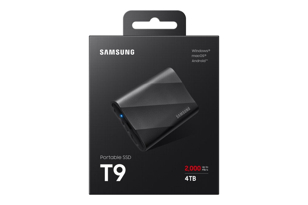 Samsung T9 | Externe SSD | 4TB | USB 3.2 Gen 2x2 | 2.000MB/s | Zwart | Compact & Snel - Matmuis - Matmuis