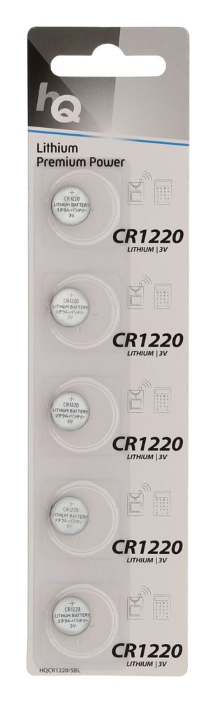 HQ HQCR1220/5BL | CR1220 Knopcelbatterij | 5 Stuks - Matmuis - Matmuis