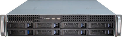 Inter-Tech IPC 2U-2408 Rack Zwart, Roestvrijstaal - Matmuis