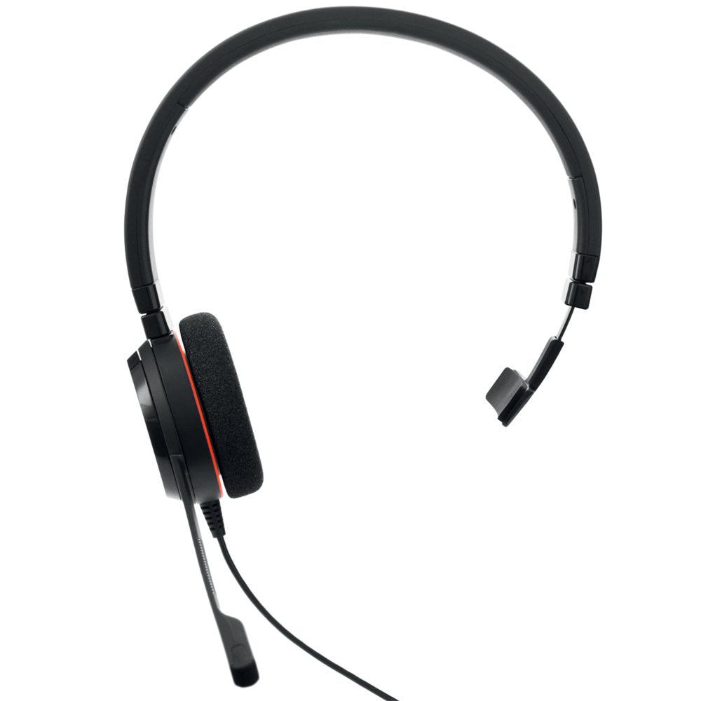 Jabra Evolve 20 UC | Bedrade On-ear Mono Headset | USB-A | Zwart - Matmuis - Matmuis