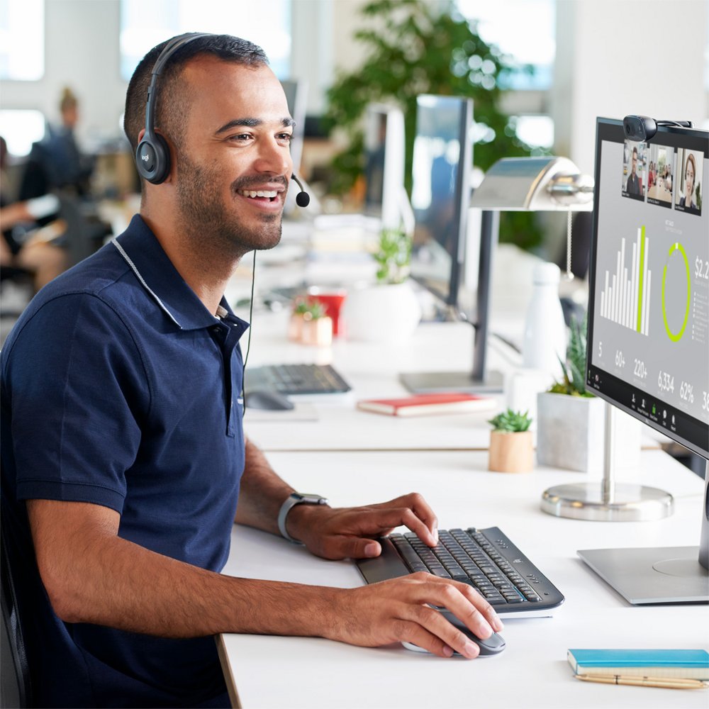 Logitech H111 | On-Ear Bedrade 3,5mm Koptelefoon met Microfoon | Grijs - Matmuis - Matmuis
