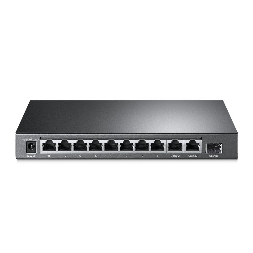TP-Link TL-SG1210MP | Unmanaged Switch | 10 Poorten | Gigabit Ethernet (10/100/1000 Mbps) | 8x PoE+ | Desktop
