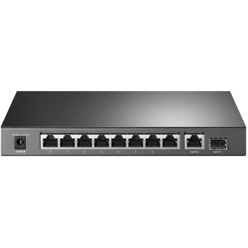 TP-Link TL-SG1210P | Unmanaged Switch | 10 Poorten | Gigabit Ethernet (10/100/1000 Mbps) | PoE | Grijs - Matmuis