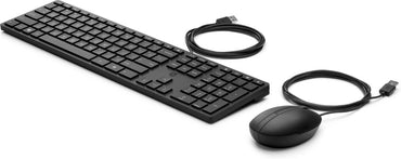 HP Wired Desktop 320MK | Bedrade Muis en Toetsenbordcombo | QWERTY - Matmuis - Matmuis