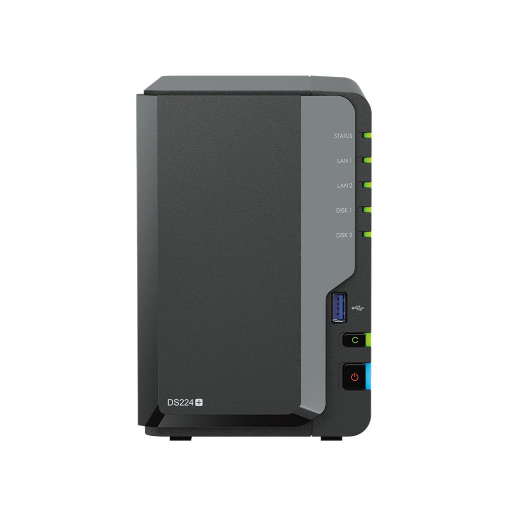 Synology DiskStation DS224+ NAS | 2 Drive Bays | Intel J4125 | 2x Gigabit Ethernet | Zwart - Matmuis - Matmuis