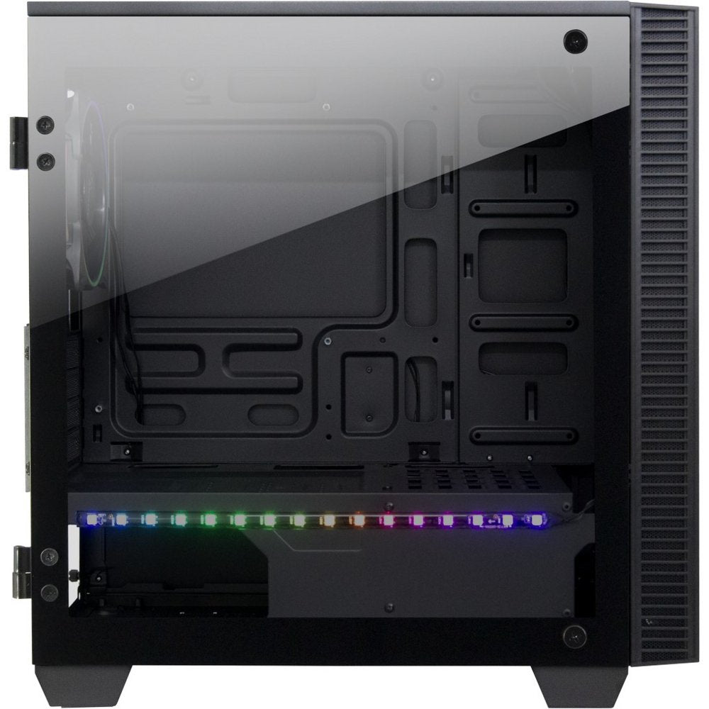 Inter-Tech X-608 Infinity | Micro Tower Behuizing | Zwart - Matmuis