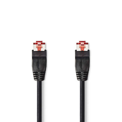 Nedis U/UTP Cat 6 Netwerkkabel | 1 m | Zwart - Matmuis - Matmuis