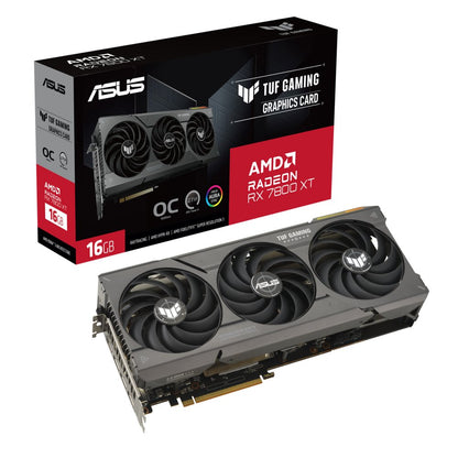 ASUS TUF Gaming Radeon RX 7800 XT OC Edition | 16GB GDDR6 VRAM | Videokaart | GPU | AMD - Matmuis - Matmuis