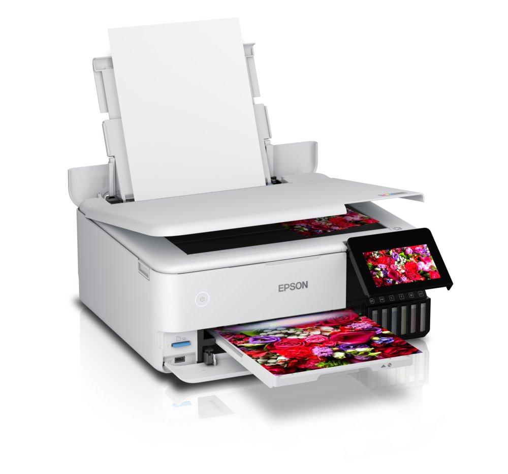 Epson EcoTank ET-8500 | All-in-One Inkjetprinter | 6-Kleuren Inktsysteem | A4 | Wi-Fi | Wit - Matmuis - Matmuis