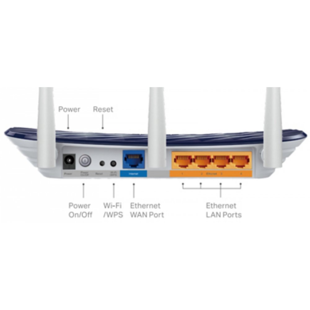 TP-Link Archer C20 | Wifi 5 Router | Dual-band (2.4 GHz / 5 GHz) | 733Mbit/s - Matmuis - Matmuis