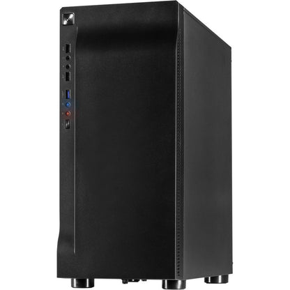 Inter-Tech A-3411 Creek RGB | Midi Tower | Zwart - Matmuis