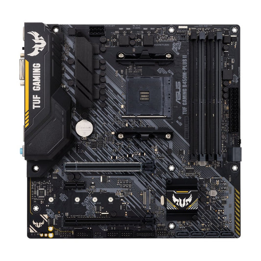 ASUS TUF Gaming B450M-Plus II | Socket AM4 | AMD B450 | 4xDDR4 | Micro-ATX | Moederbord - Matmuis - Matmuis