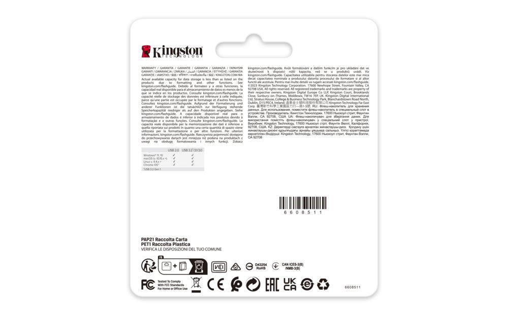 Kingston DataTraveler SE9 G3 | 64GB USB Stick | USB 3.2 Gen 1 | 220 MB/s | Goud - Matmuis - Matmuis