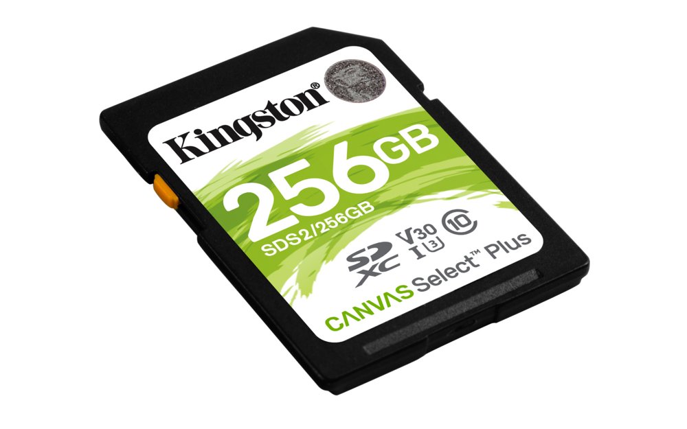 Kingston Canvas Select Plus | SDXC | 256GB | Class 10 | UHS-I U1 - Matmuis