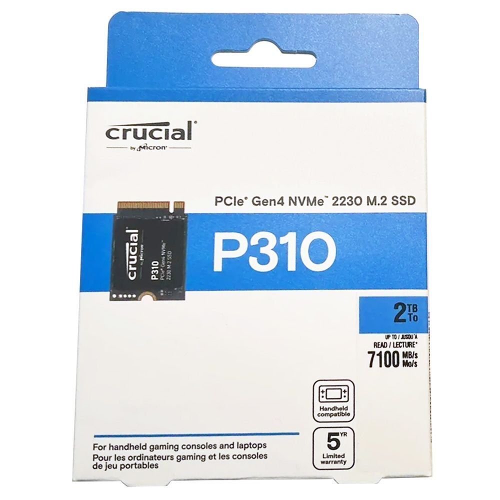 Crucial P310 | 1 TB NVMe SSD | M.2 (Gen4) | tot 7.100 MB/s Lezen | tot 6.000 MB/s Schrijven - Matmuis - Matmuis
