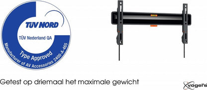 Vogel's Comfort TVM3405 SP | Vaste TV-beugel voor OLED | 32-77" | max 50kg | VESA 400x200