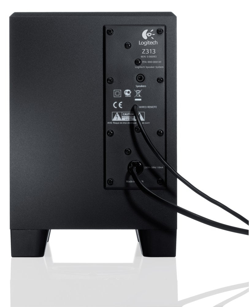 Logitech Z313 | 2.1 Luidsprekerset | Krachtig Stereo Geluid | 50W RMS - Matmuis - Matmuis