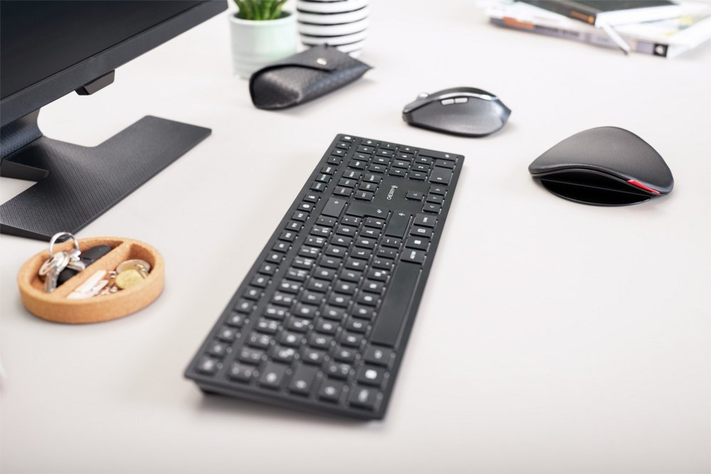 Cherry KW 9100 Slim | Draadloos Toetsenbord | QWERTY - Matmuis - Matmuis