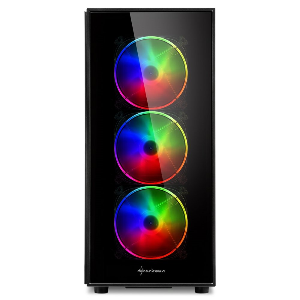 Sharkoon TG5 Pro RGB | Midi Tower Case | Zwart - Matmuis