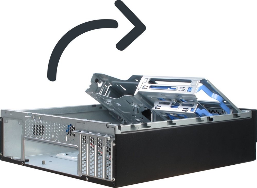 Inter-Tech IT-502 | Mini Tower Case | Zwart - Matmuis