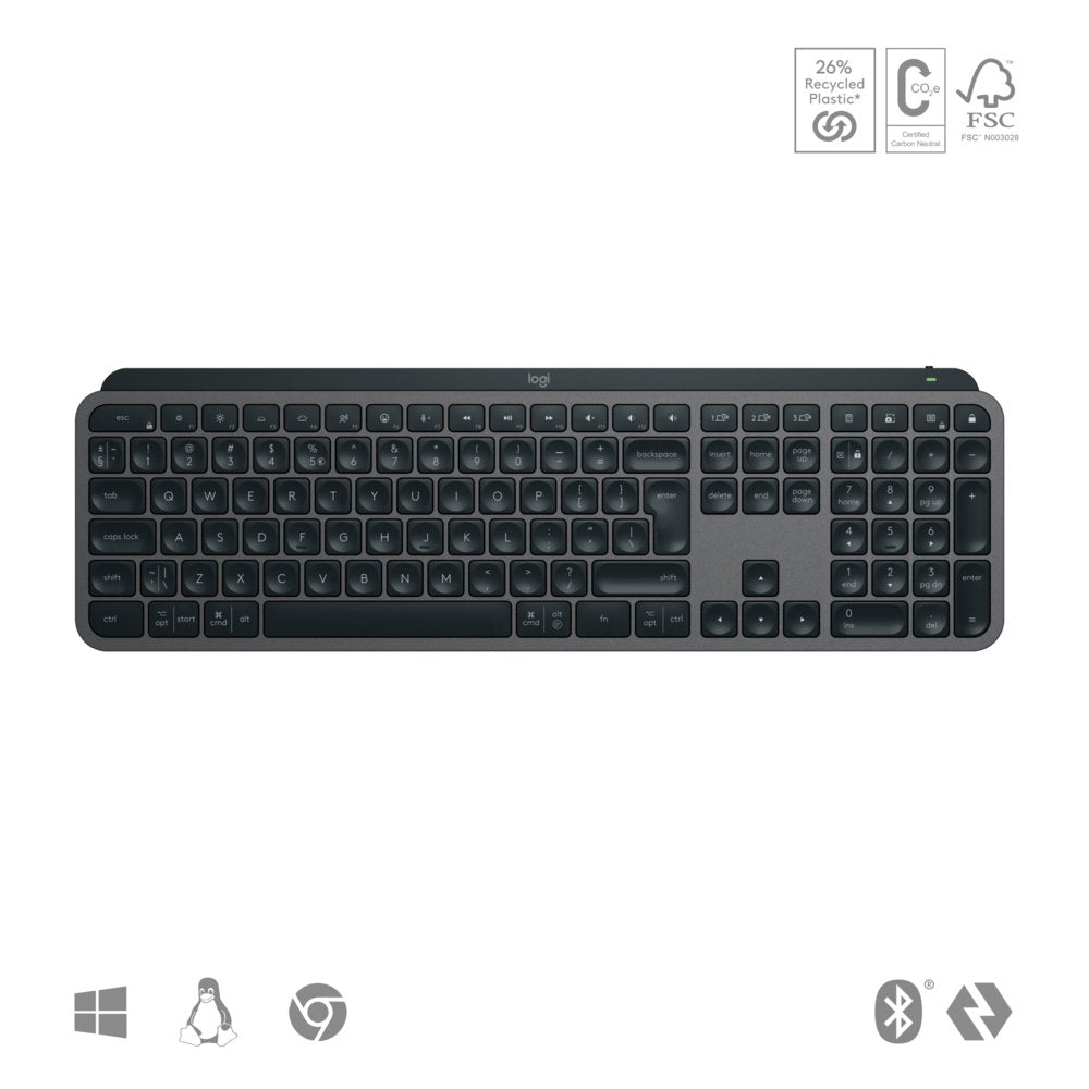 Logitech MX Keys S | Draadloos Toetsenbord | QWERTY - Matmuis - Matmuis