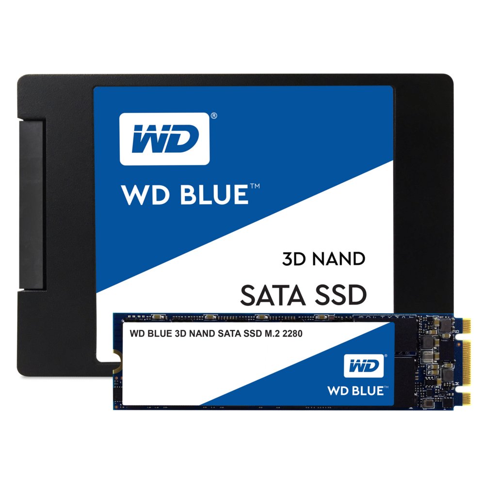 Western Digital Blue | 250GB SATA SSD | 2.5'' | 555MB/s Lezen | 440MB/s Schrijven - Matmuis