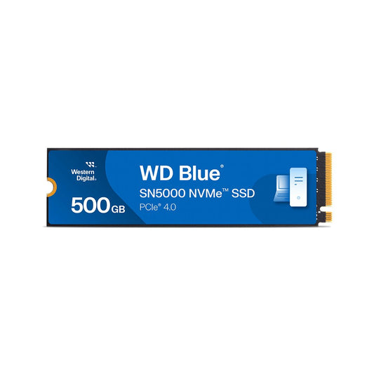 Western Digital Blue SN5000 | 500GB NVMe SSD | M.2 Gen4 | 5.000MB/s Lezen | 4.000MB/s Schrijven - Matmuis