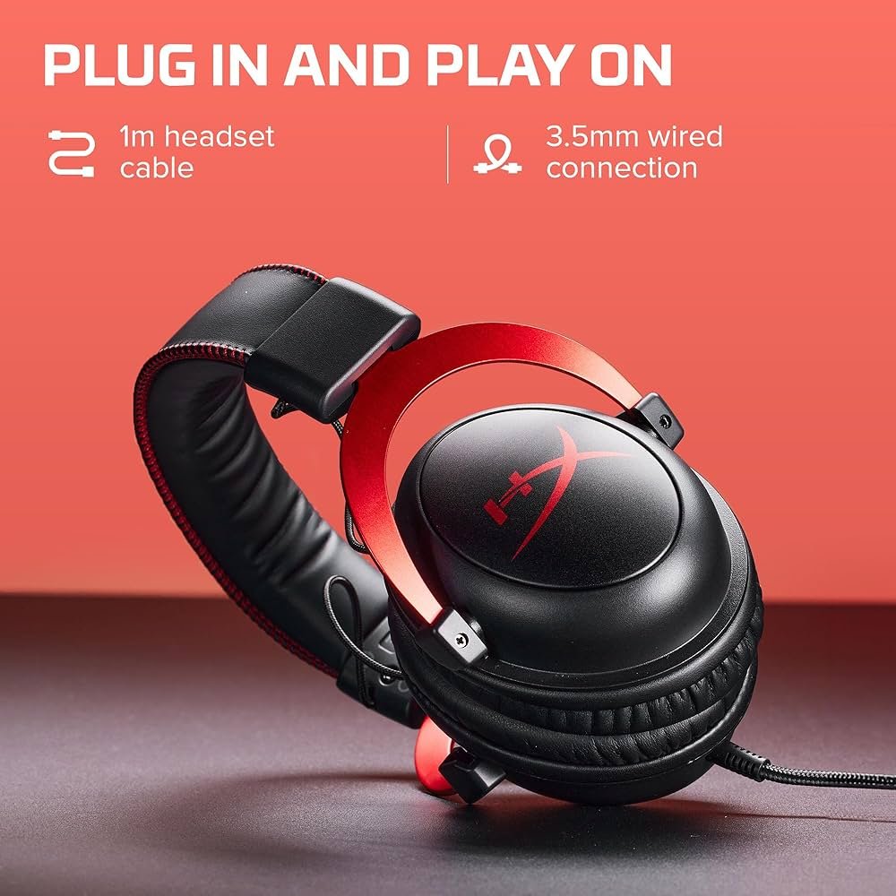HyperX Cloud II Gaming Headset | Zwart/Rood - Matmuis - Matmuis