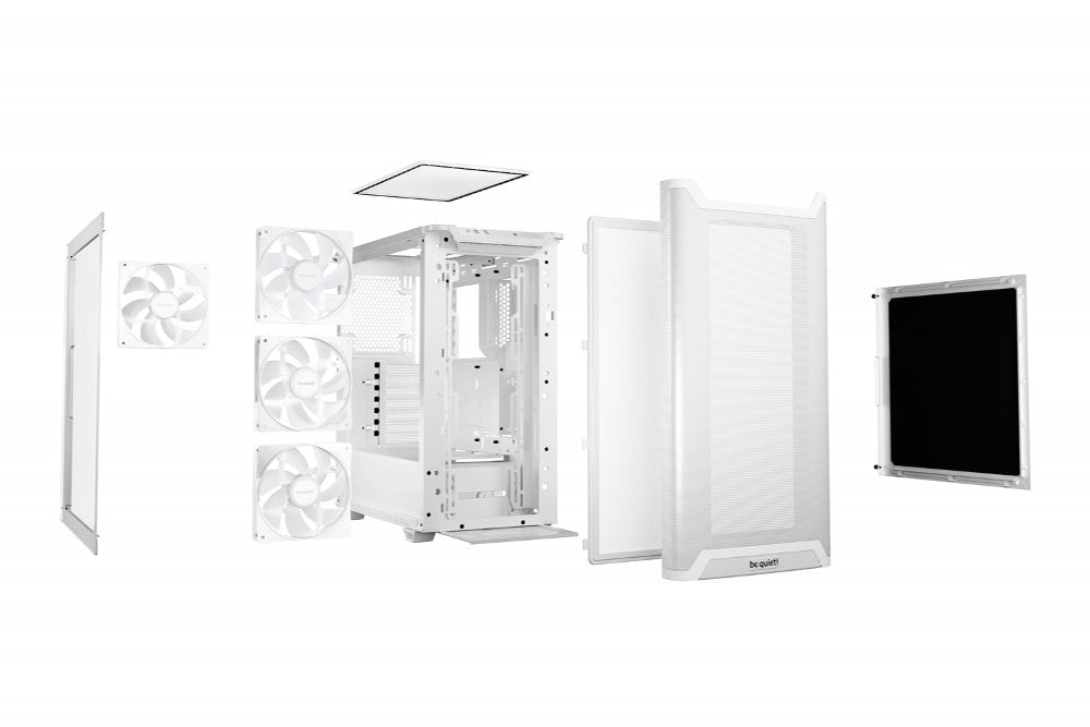 be quiet! PURE BASE 501 LX RGB | Midi Tower Case | Wit - Matmuis
