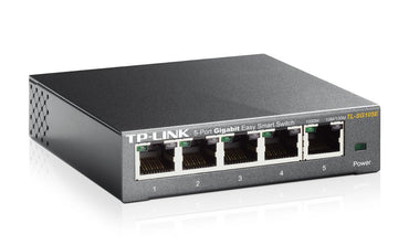 TP-Link TL-SG105E | 5-Poorts Gigabit Easy Smart Switch | Managed - Matmuis