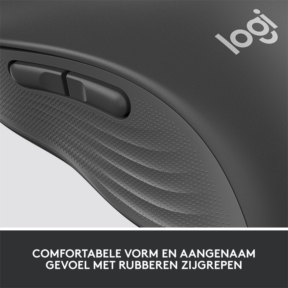 Logitech Signature M650 | Draadloze Muis | RF-Draadloos + Bluetooth | 1000 DPI | Grafiet - Matmuis - Matmuis