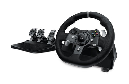 Logitech G920 Driving Force | Racestuur en pedalen | Force Feedback | 900° rotatie | USB 2.0 | Compatibel met Xbox Series X|S, Xbox One en PC | Zwart - Matmuis - Matmuis