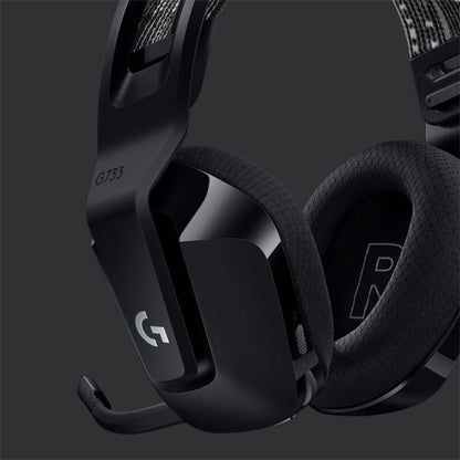 Logitech G G733 LIGHTSPEED Wireless Gaming Headset | RGB | Zwart - Matmuis
