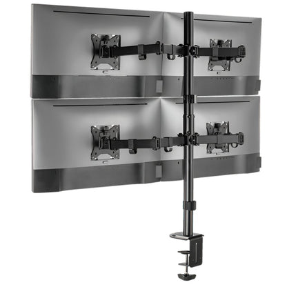 SBOX LCD-352/4-2 | Verstelbare Monitor-bureaubeugel | Tot 32" | Max 9kg | VESA 100x100 | 4 Monitoren - Matmuis - Matmuis