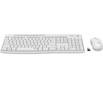 QWERTZ | Logitech MK295 Wit | Draadloze Muis en Toetsenbordcombo | QWERTZ - Matmuis