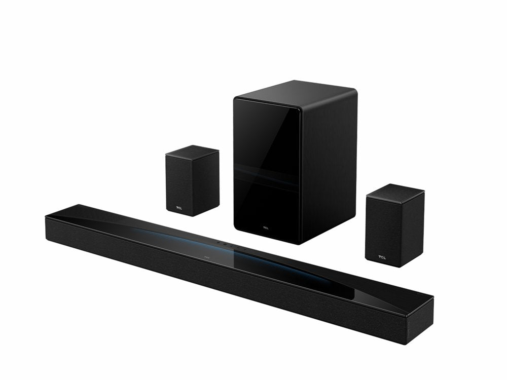 TCL Q85H Pro | 7.1.4 Soundbar | Dolby Atmos & DTS:X | 860W | Draadloze Subwoofer | Titanium - Matmuis