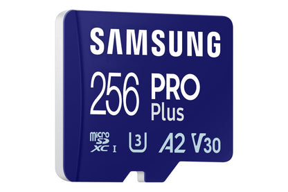 Samsung PRO Plus | MicroSDXC | 256GB | Class 10 | UHS-I U3 - Matmuis - Matmuis