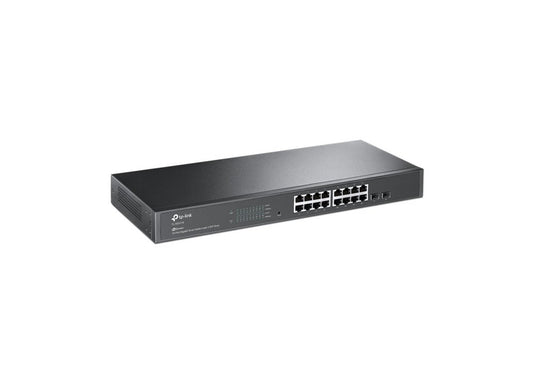 TP-Link TL-SG2218 | Managed Smart Switch | 16 Poorten | Gigabit Ethernet (10/100/1000 Mbps) | 2x SFP - Matmuis