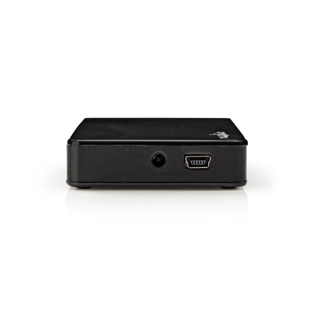 Nedis UHUBU2730BK | Interface Hub USB 2.0 | 7 poorten | Inclusief Adapter | Zwart - Matmuis
