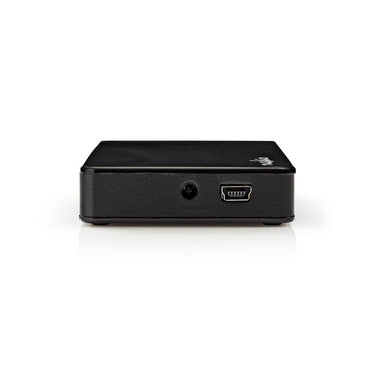 Nedis UHUBU2730BK | Interface Hub USB 2.0 | 7 poorten | Inclusief Adapter | Zwart - Matmuis