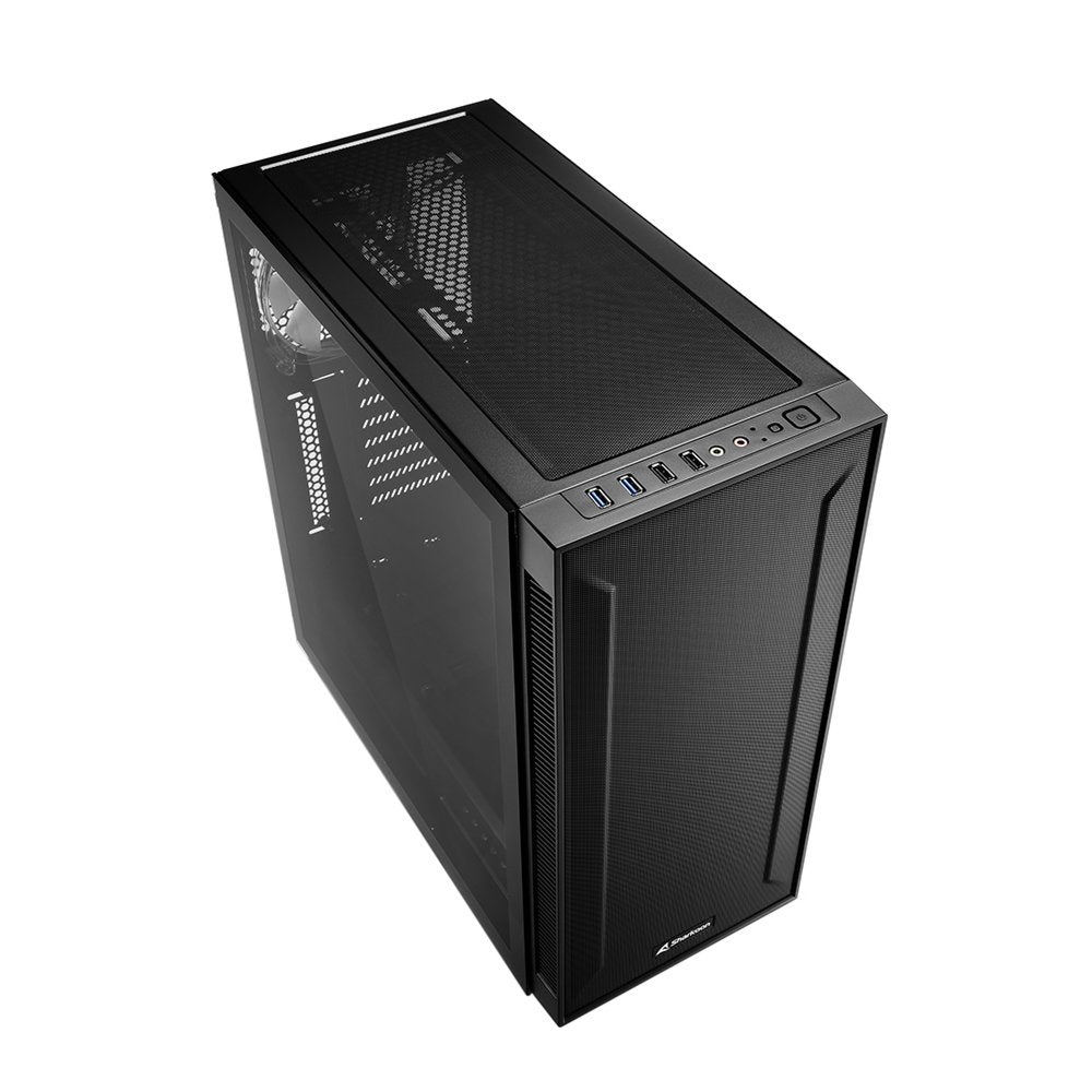 Sharkoon TG6M RGB | Midi Tower Behuizing | Zwart - Matmuis