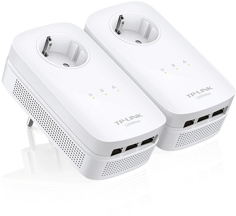 TP-Link TL-PA8030P KIT | Powerline Adapter Set | 1200 Mbps | 3x Gigabit Ethernet | Wit - Matmuis