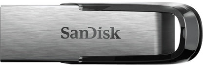 SanDisk Ultra Flair | 128GB USB-A 3.2 Flash Drive | Zwart/Zilver - Matmuis