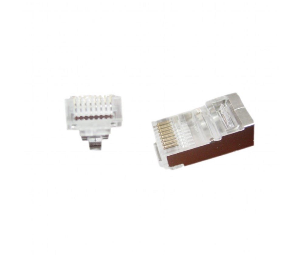 Gembird kabel-connector | RJ-45 | Bruin | Zilver | Transparant | LC-PTF-01/10