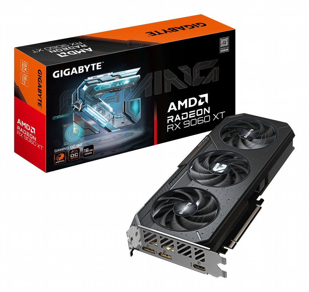 GIGABYTE Radeon RX 9060 XT GAMING OC | 16GB GDDR6 | Videokaart | AMD GPU - Matmuis - Matmuis