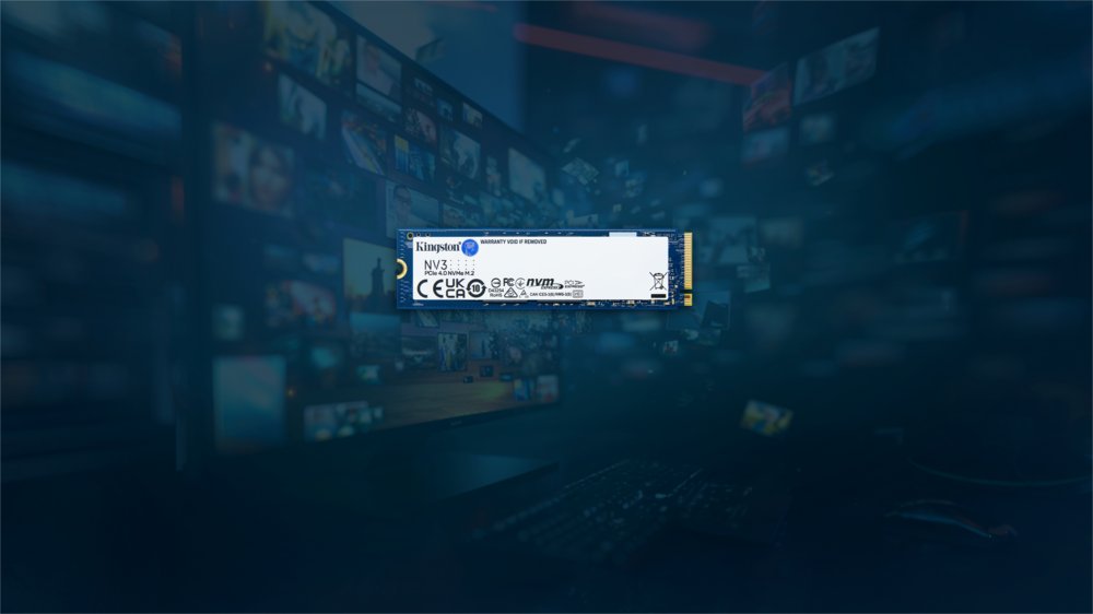 Kingston NV3 | 1TB NVMe SSD | M.2 | Gen4 | 6.000MB/s Lezen | 4.000MB/s Schrijven - Matmuis