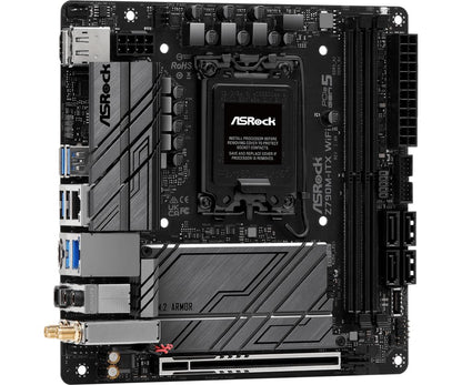 Asrock Z790M-ITX WiFi | Socket LGA 1700 | Intel Z790 | 2xDDR5 | Mini-ITX | Moederbord - Matmuis - Matmuis